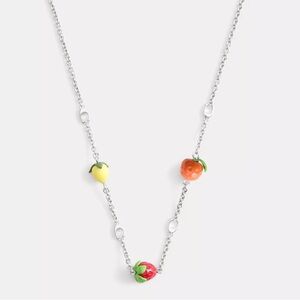 Coach Fruit Charm Necklace
